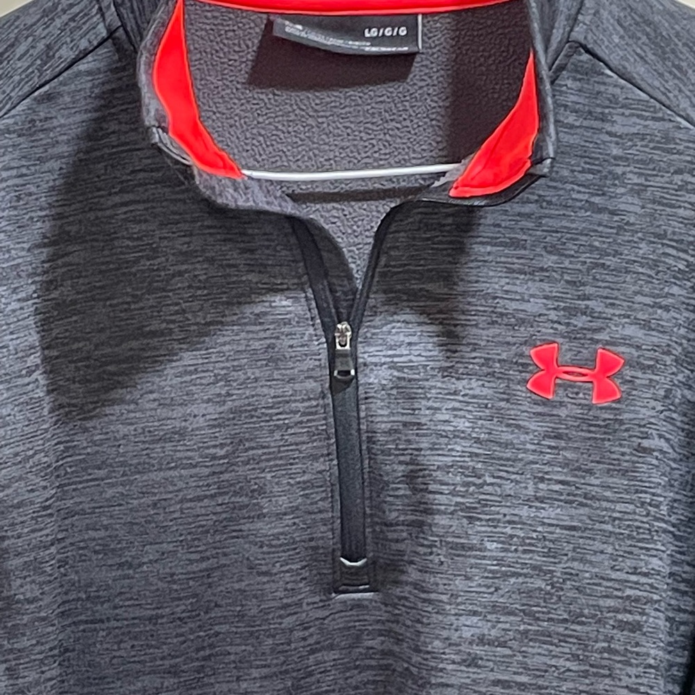 Under Armour Black Pullover with pink Accents - Picture 2 of 2